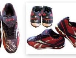 B004H6H57O Jonathan Papelbon Autographed Game Used Cleats - Autographed MLB Cleats