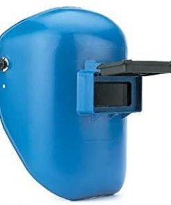 B0040C6YB8 Blue Thermoplastic Tigerhood 2" X 4 1/4" Lift Front Welding Helmet With P-241H Shade 10, P-242 Filters And 3-C Headgear