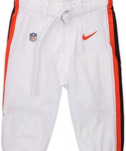 B08W6WJSLB B.J. Goodson Cleveland Browns Game-Used #93 White Pants from the 2020 NFL Season - Size 36 - Game Used Equipment