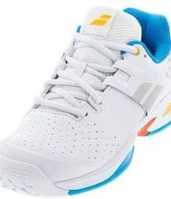 B08WHPTNFR Propulse All Court Junior White/Diva Blue 3.5 US