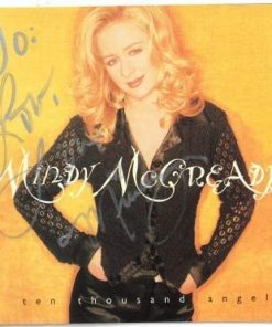 B08WRKX7NN Authentic Autographed Mindy McCready 1996 Ten Thousand Angels Album/CD Cover Booklet To Lori ~ JSA #KK58043