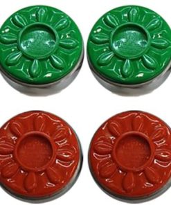B004NVOKR6 Spangler Shuffleboard Pucks - Red/Green - Set of 8