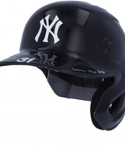 B08VL8DVDL Aaron Hicks New York Yankees Autographed Game-Used 2020 Navy Batting Helmet with"Game Used 2020" Inscription - VS020829 - MLB Autographed Game Used Bats