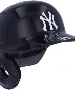 B08VLD9HNC Aaron Hicks New York Yankees Autographed Game-Used 2020 Navy Batting Helmet with"Game Used 2020" Inscription - VS020797 - MLB Autographed Game Used Bats