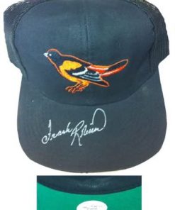 B005MYTMSK Frank Robinson Autgraphed JSA Baseball Hat-1 Size Fits All