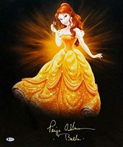 B08W2KDBKB Authentic Autographed Paige O'hara Belle 16X20 Beauty And The Beast Poster ~ Beckett Auth