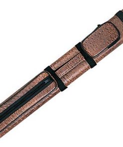 B00ACOXWZO Action Brand AC22 2X2 Oval Hard Vinyl Pool/Billiard Cue Case - Textured Brown