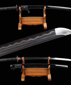 B08T7KMNT6 GLW Knife Brandon Swords Very Sharp Samurai Katana Folded Steel Clay Tempered Japanese Sword Full Tang Blade Samurai Sword Battel Ready