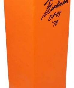 B08T6FNYYD Randy Gradishar Signed Orange Endzone Football Pylon w/DPOY'78 - Schwartz Authentic