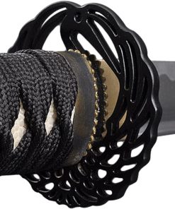 B003VU1I2K Handmade Sword - Aluminium Alloy Unsharpened Iaido Training Katana/Wakizashi Sword, Handmade, Full Tang, Black Scabbard