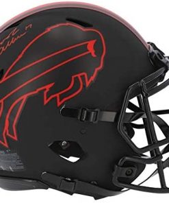 B08T8MBVRC Josh Allen Buffalo Bills Signed Autograph Rare Eclipse Authentic On Field Speed Full Size Helmet Fanatics Authentic Certified
