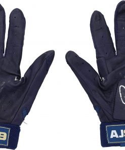 B08VLB7YJB Aaron Judge New York Yankees Autographed Game-Used Navy Adidas Batting Gloves from the 2020 MLB Season - MLB Game Used Gloves
