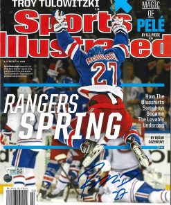 B08RSR3YVF Ryan McDonaugh NY Rangers Signed Sports Illustrated Magazine Full Issue Steiner and Fanatics Authentics