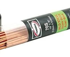 B08TRNJ6JF 70S6-3/32" x 36" TIG Mild Steel Welding Rod - 10 lbs.
