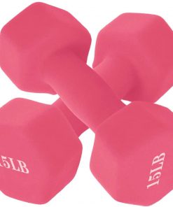 B08T95WPFT PUTEARDAT A Pair Weights Dumbbells Set 6-15 lbs Neoprene Coated Non-Slip Exercise & Fitness Dumbbells for Home Gym Equipment Workouts Strength Training Free Weights for Women, Men
