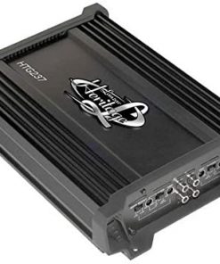 B0032F126G Lanzar Amplifier Car Audio, 2 Channel, 1,000 Watt, 4 Ohm, MOSFET, RCA Input, Bass Boost, Mobile Audio, Amplifier for Car Speakers, Car Electronics, Crossover Network (HTG237)
