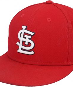 B08V426BQ3 Paul Goldschmidt St. Louis Cardinals Game-Used Red Cap from the 2020 MLB Season - Size 7 1/4 - Game Used MLB Hats