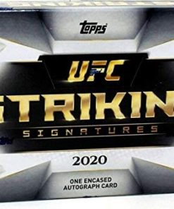 B08TRGS5VV 2020 Topps UFC Striking Signatures Hobby BOX 1 Encased Auto (Factory Sealed) MMA