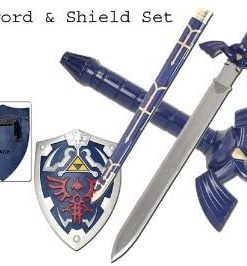B004FC8JFM Zelda Replica Twilight Master Blue Sword&Blue Shield Set