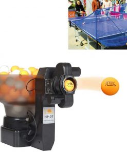B08S7CC4GH TBVECHI Portable Automatic Table Tennis Pingpong Robots Adjustable Arc Training Ping Pong Practice Machine HP-07