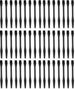 B08SVVGHHY UXZDX CUJUX 60Pcs 2019 New 2BA Plastic Dart Stems Dart Shafts Diam 6mm Safe Throwing Black