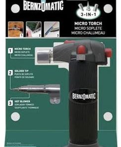 B002YCSRPC Bernzomatic Micro Torch 3 - In - 1, Butane Three Tips