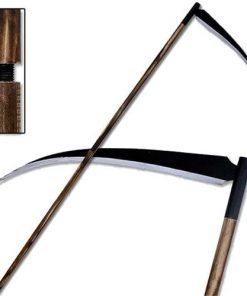 B00A2A3NYS Armory Replicas Grim Reaper Death Monster Costume Scythe 80 Inches Stainless Steel Blade