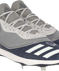 B08VGV6QR1 Aaron Judge New York Yankees Autographed Player-Issued Gray and Navy Adidas Cleats from the 2020 MLB Season - MLB Autographed Game Used Bats