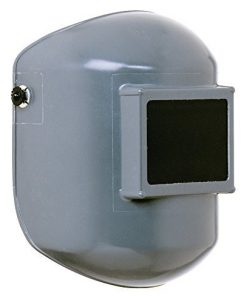 B006KI4A4S Gray Fiberglass Superglas 4 1/2" X 5 1/4" Wide Vision Welding Helmet With P-451H Shade 10, P-452 Filters And 3-C Headgear
