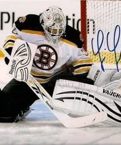 B009DNWIFA Tim Thomas Boston Bruins signed 2011 game action 16x20