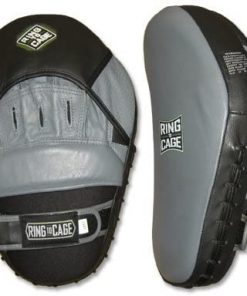 B005ESP02G Ring to Cage Leather Curved Pro Punch & Kick Mitts for Boxing, Muay Thai, MMA, Kickboxing, Martial Arts