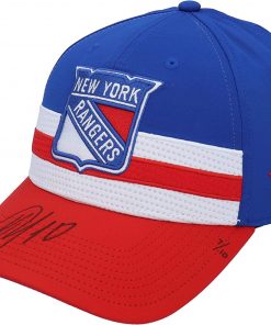 B08VQ765XQ Artemi Panarin New York Rangers Autographed Fanatics Branded Royal/Red Cap - Limited Edition of 10 - Autographed NHL Hats