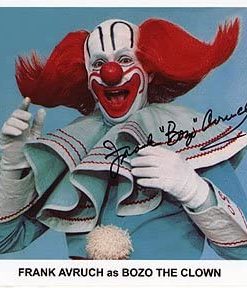 B005GQBT58 FRANK AVRUCH (Bozo the Clown) 8x10 Celebrity Photo Signed In-Person