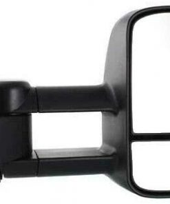 B08VVJSZRL Premium Plus Power Towing Mirror Compatible with 03-06 Chevy Silverado 1500 RH Manual Fold Textured Black
