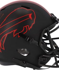 B08T6G3HHT Stefon Diggs Buffalo Bills Autographed Riddell Eclipse Alternate Speed Replica Helmet - Autographed NFL Helmets