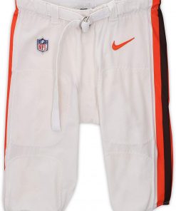B08WHT677S Charley Hughlett Cleveland Browns Game-Used #47 White Pants from the 2020 NFL Season - Size 34 - Game Used Equipment