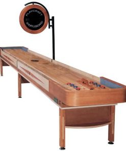 B004Z9YL5W Playcraft Telluride Pro-Style Shuffleboard Table with Electronic Scorer