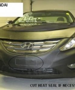 B004SC6TB0 Lebra 2 Piece Front End Cover Black - Car Mask Bra - Fits - Hyundai Sonata 2011-2013 expept hybrid