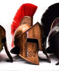 B08TM8NMMV Sangamsteelcraft Great King Leonidas Helmet - Spartan Helmet Fully Wearable LARP Reenactment Costume Multiple Colours