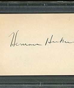 B00AF2DVOK Herman Hickman Signed Index Card 3x5 Autographed Vols PSA/DNA #83351025