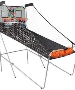 B08V1X7B9M Basketball Machine Shooting Machine Indoor Basketball Arcade Game Double Electronic Basket Shooting 2 People with 4 Balls