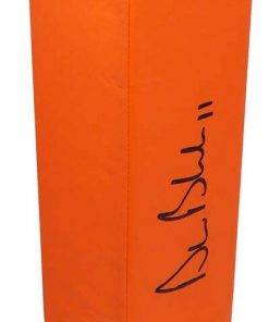 B08SKYBB6C Drew Bledsoe Signed Orange Endzone Football Pylon - Schwartz Authentic