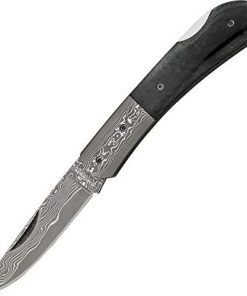 B004R0UIX8 Magnum 01MB551DAM Damascus Knife with 2-1/2 in. Straight Edge Blade, Black Bone