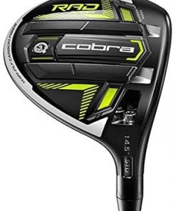 B08VVFKXNV Cobra RadSpeed 5 Fairway Wood Yellow 18.5 Left Handed Custom Shaft Flex