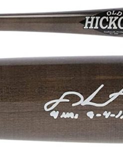 B08T6NN67Y J.D. Martinez Boston Red Sox Autographed Old Hickory Game Model Bat with"4 HRs 9-4-17" Inscription - Autographed MLB Bats