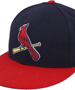 B08V3S3X9L Paul Goldschmidt St. Louis Cardinals Game-Used Navy and Red Cap from the 2020 MLB Season - Size 7 1/4 - Game Used MLB Hats