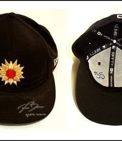 B009DNVZM2 Dusty Brown Red Sox AZ Fall League Signed Game Worn Hat