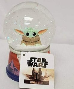B08SYWMHZ4 NEW w/TAGS 2020 Star Wars Mandalorian The Child Baby Yoda Glass Snowglobe