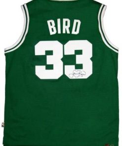 B00AB62DQ2 Larry Bird Signed Official NBA Green Celtics Adidas Basketball Jersey