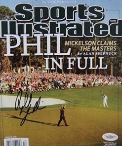 B004IHP34E Phil Mickelson Signed (April 16th 2010) NL Sports Illustrated Magazine JSA - Autographed Golf Magazines
